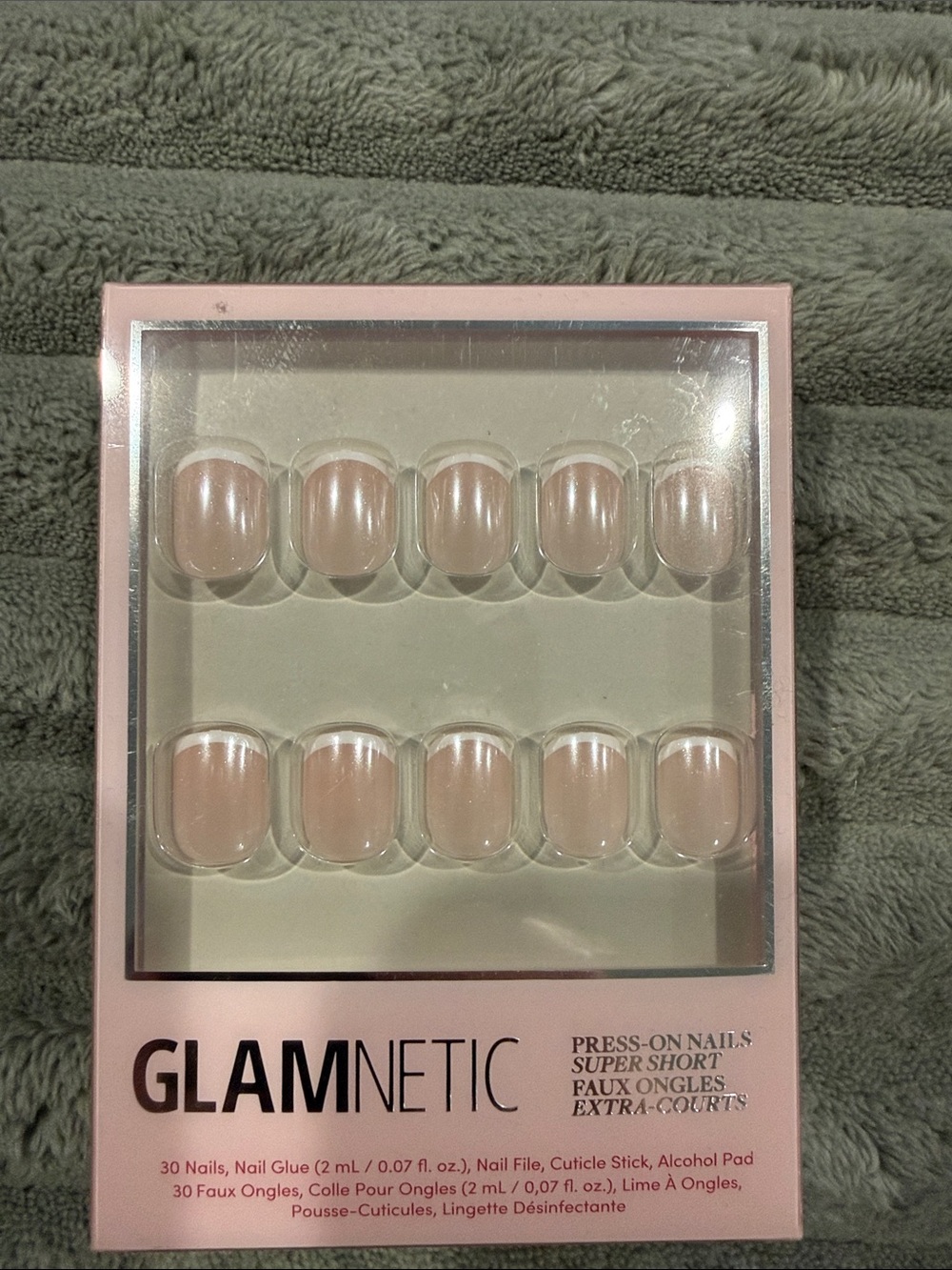 GLAMNETIC Nude Pink Press-On Nails - Soft Pink Set